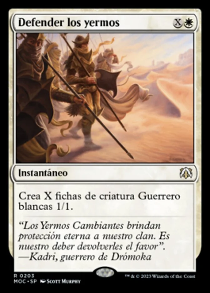 Defender los yermos (March of the Machine Commander) - Magic: The Gathering in TCG Land México