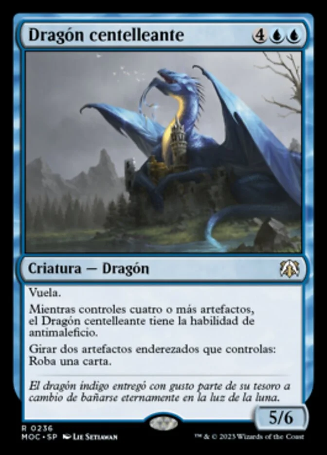 Dragón centelleante (March of the Machine Commander) - Magic: The Gathering in TCG Land México