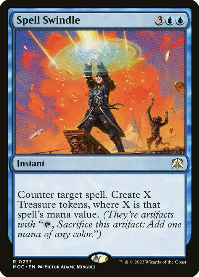 Spell Swindle (March of the Machine Commander) - Magic: The Gathering in TCG Land