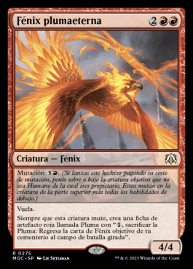 Fénix plumaeterna (March of the Machine Commander) - Magic: The Gathering in TCG Land México