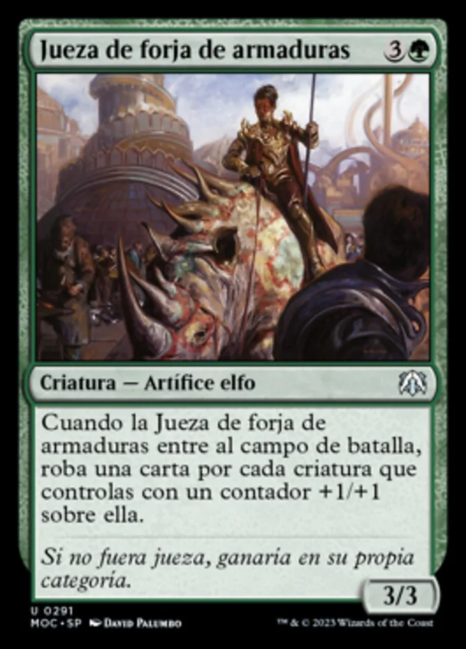 Jueza de forja de armaduras (March of the Machine Commander) - Magic: The Gathering in TCG Land