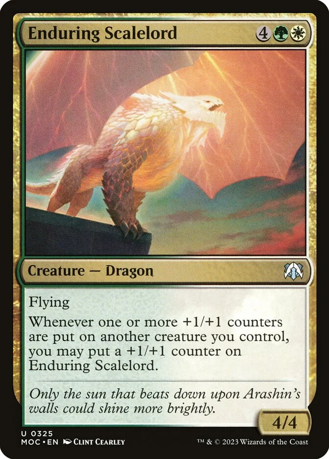 Enduring Scalelord (March of the Machine Commander) - Magic: The Gathering in TCG Land