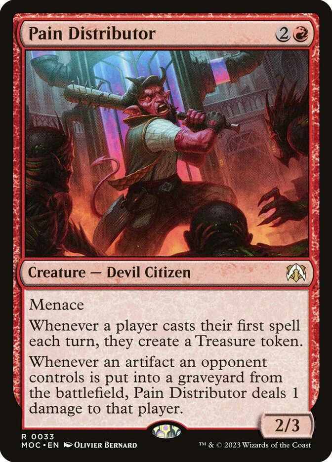 Pain Distributor (March of the Machine Commander) - Magic: The Gathering in TCG Land
