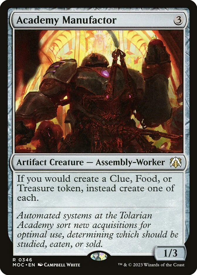 Academy Manufactor (March of the Machine Commander) - Magic: The Gathering in TCG Land
