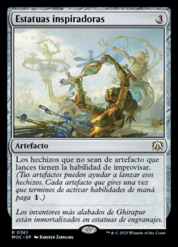 Estatuas inspiradoras (March of the Machine Commander) - Magic: The Gathering in TCG Land