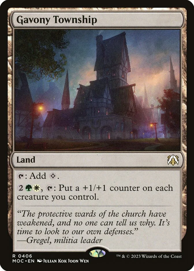 Gavony Township (March of the Machine Commander) - Magic: The Gathering in TCG Land