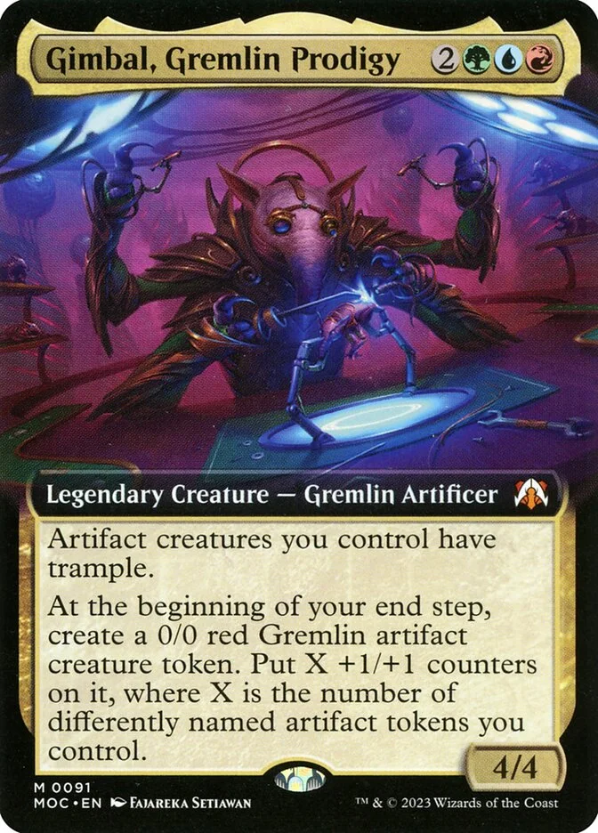 Gimbal, Gremlin Prodigy (March of the Machine Commander) - Magic: The Gathering in TCG Land