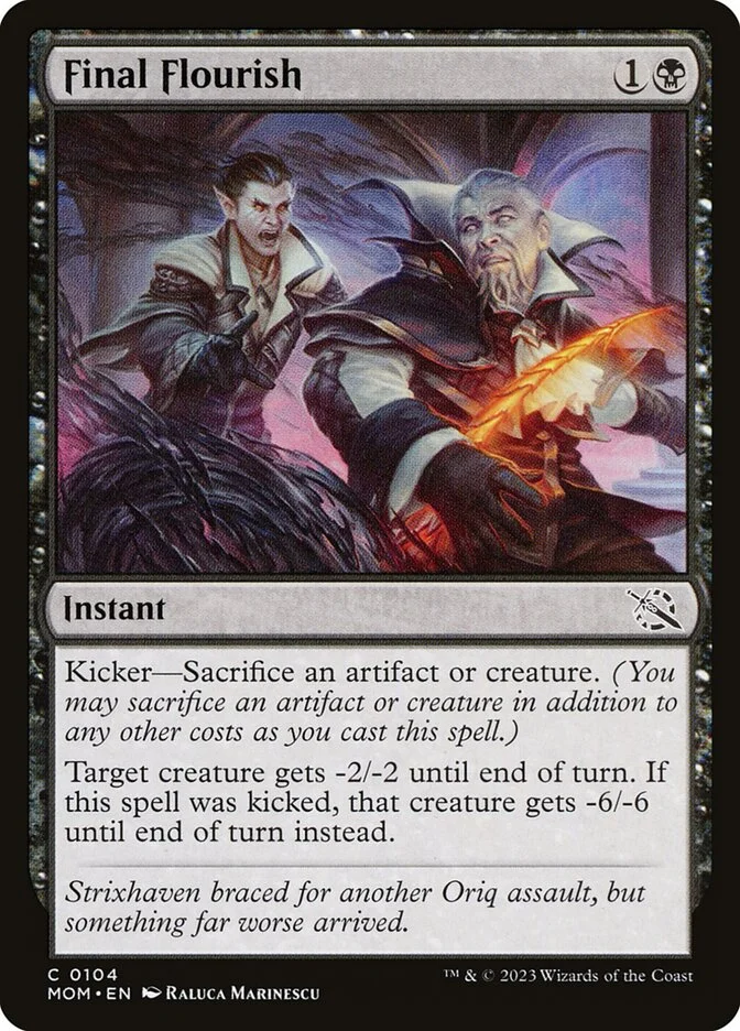 Final Flourish (March of the Machine) - Magic: The Gathering in TCG Land