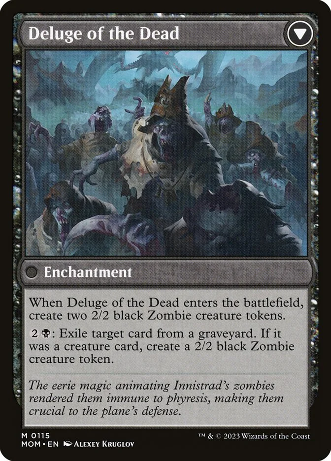 Deluge of the Dead (March of the Machine) - Magic: The Gathering in TCG Land