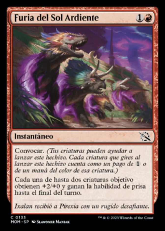 Furia del Sol Ardiente (March of the Machine) - Magic: The Gathering in TCG Land