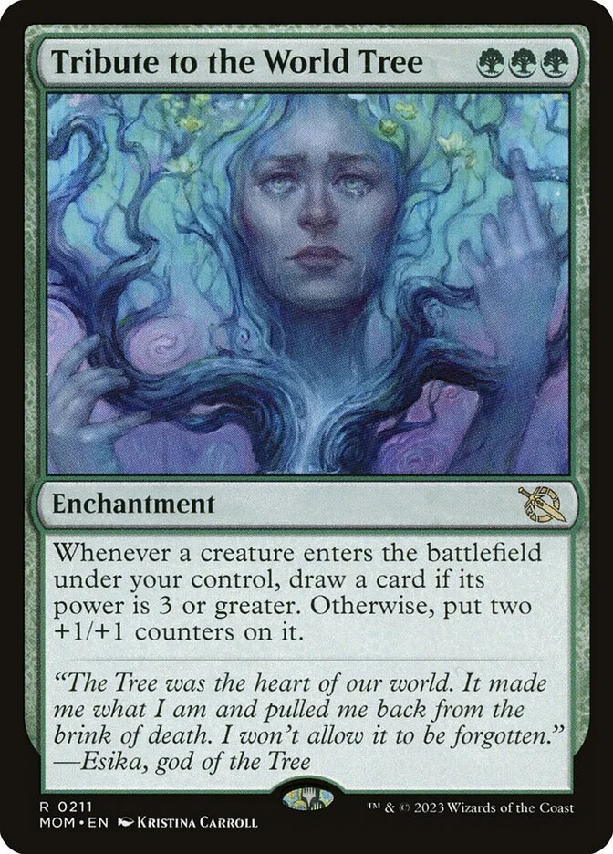 Tribute to the World Tree (March of the Machine) - Magic: The Gathering in TCG Land