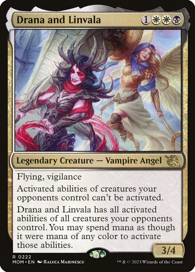 Drana and Linvala (March of the Machine) - Magic: The Gathering in TCG Land