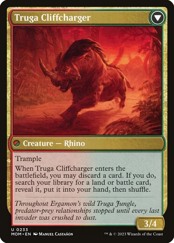 Truga Cliffcharger (March of the Machine) - Magic: The Gathering in TCG Land