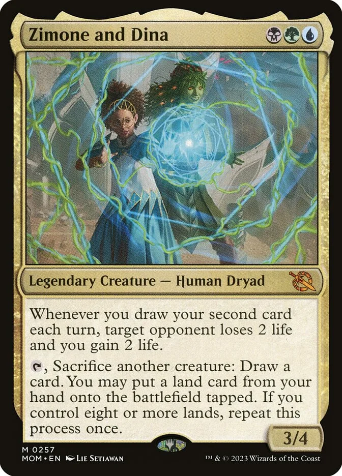 Zimone and Dina (March of the Machine) - Magic: The Gathering in TCG Land