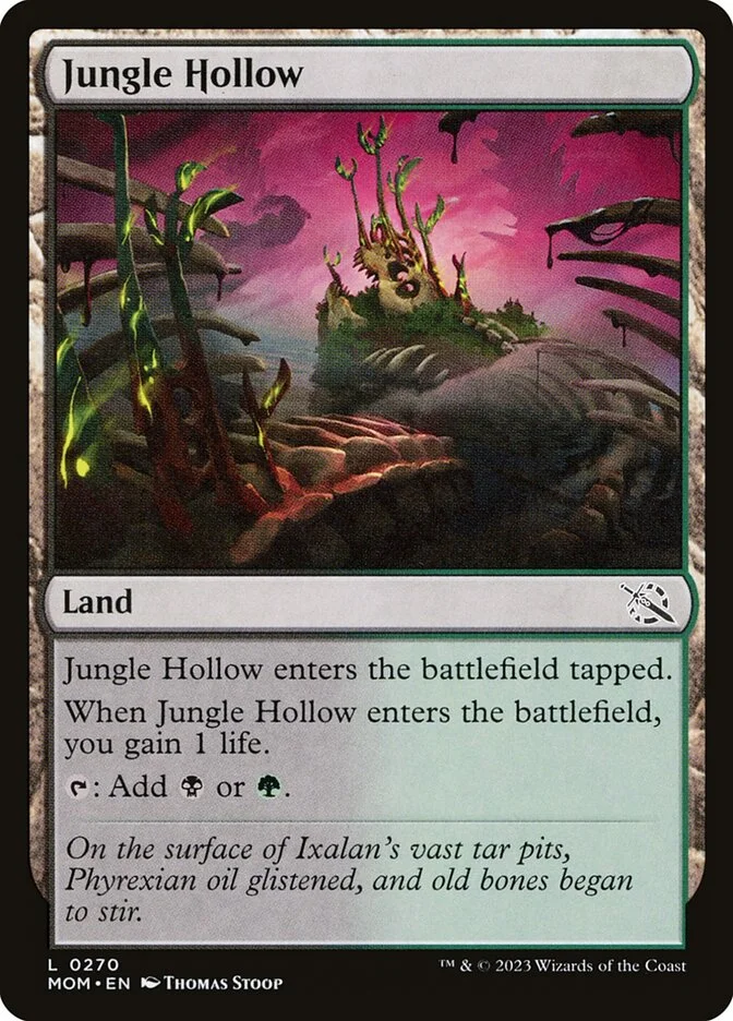 Jungle Hollow (March of the Machine) - Magic: The Gathering in TCG Land