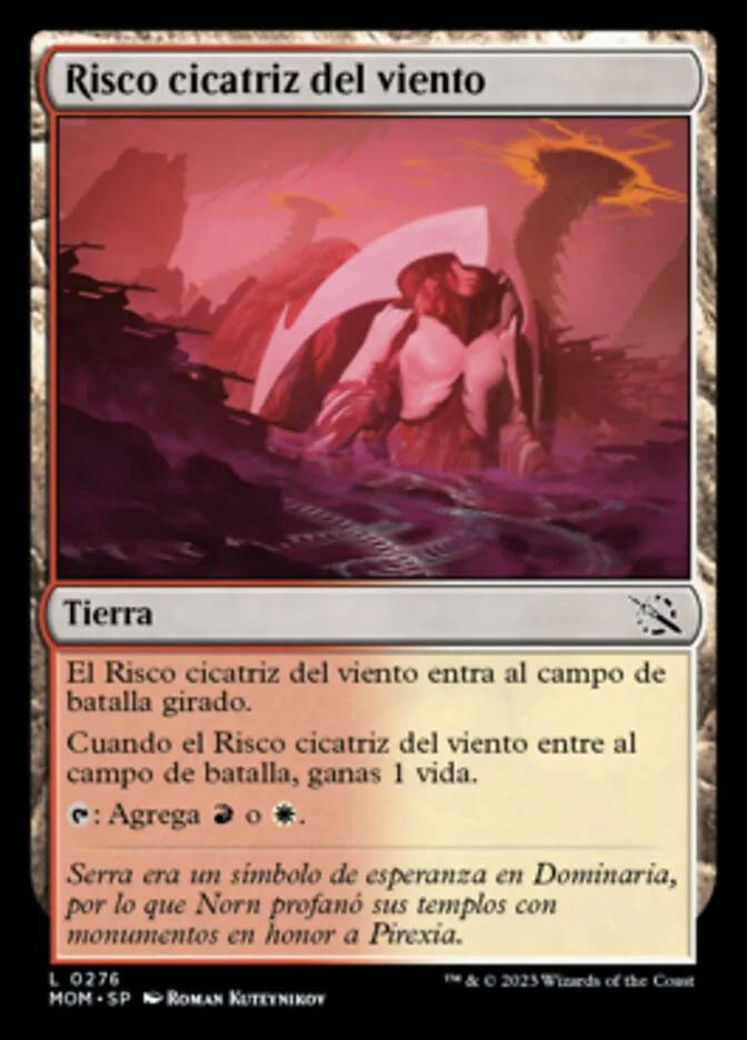 Risco cicatriz del viento (March of the Machine) - Magic: The Gathering in TCG Land