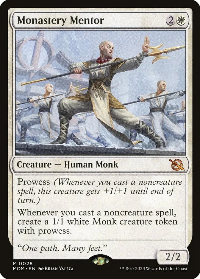 Monastery Mentor (March of the Machine) - Magic: The Gathering in TCG Land
