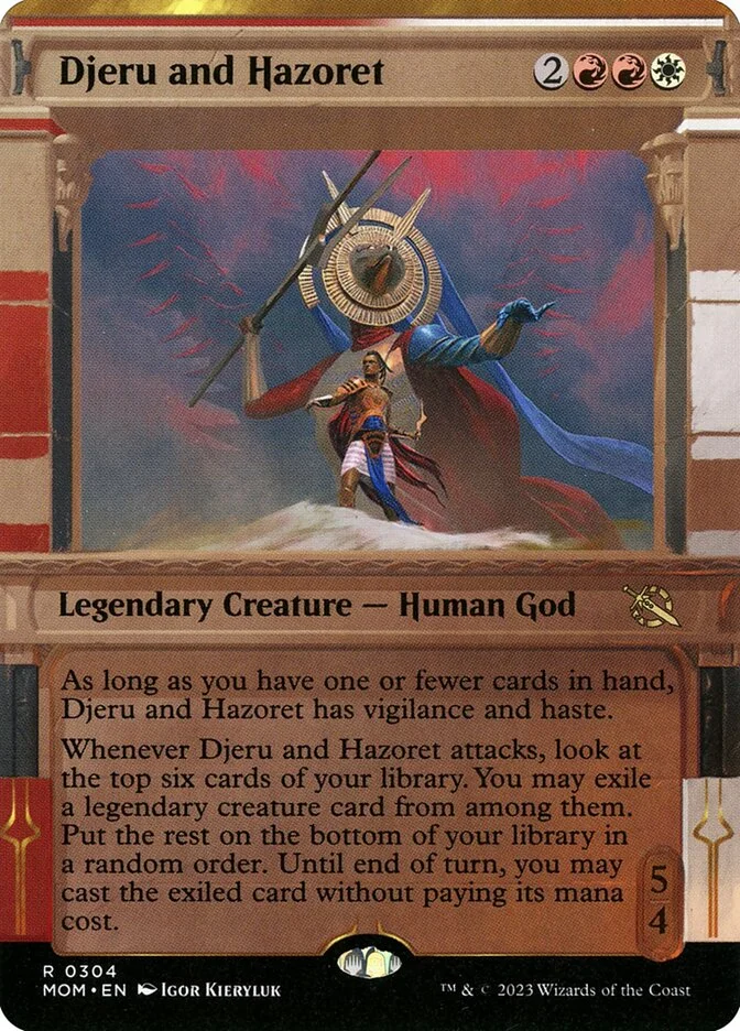 Djeru and Hazoret (March of the Machine) - Magic: The Gathering in TCG Land