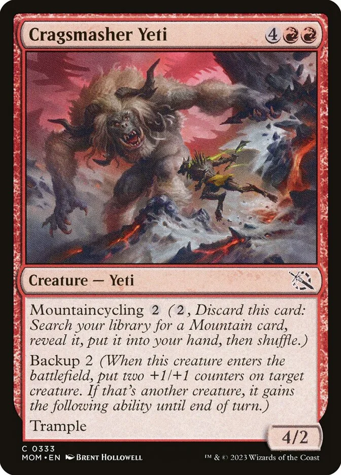 Cragsmasher Yeti (March of the Machine) - Magic: The Gathering in TCG Land