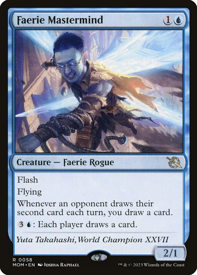 Faerie Mastermind (March of the Machine) - Magic: The Gathering in TCG Land