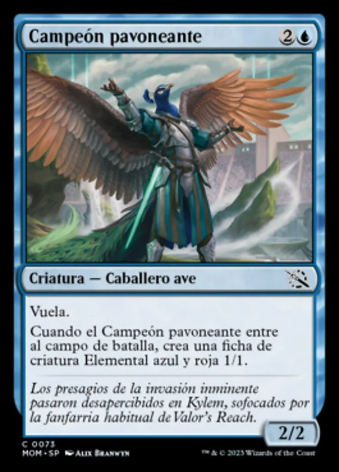 Campeón pavoneante (March of the Machine) - Magic: The Gathering in TCG Land