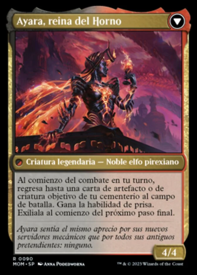Ayara, viuda del reino (March of the Machine) - Magic: The Gathering in TCG Land