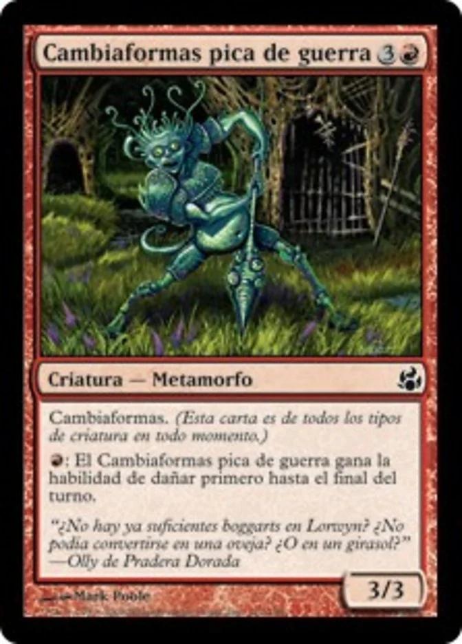 Cambiaformas pica de guerra (Morningtide) - Magic: The Gathering in TCG Land México