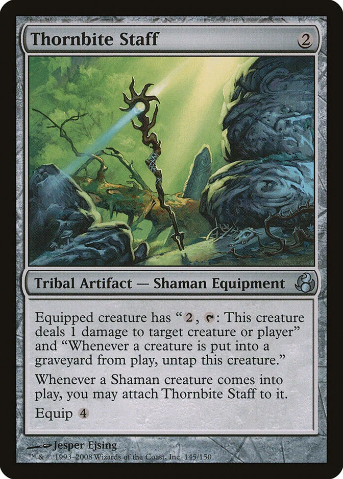 Thornbite Staff (Morningtide) - Magic: The Gathering in TCG Land