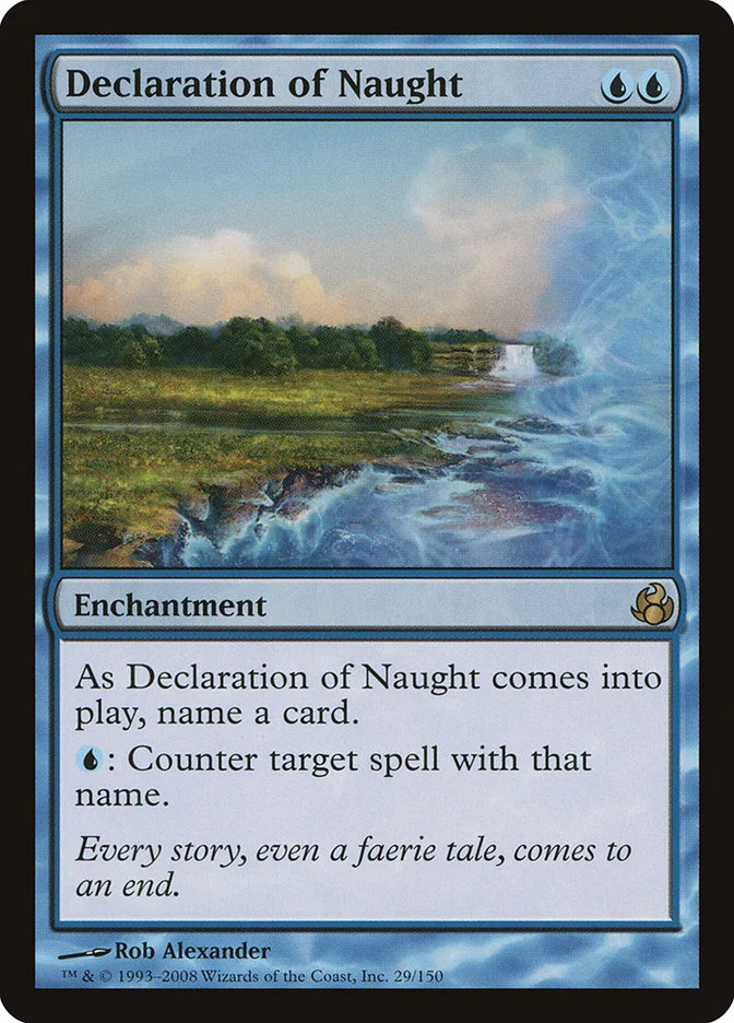 Declaration of Naught (Morningtide) - Magic: The Gathering in TCG Land