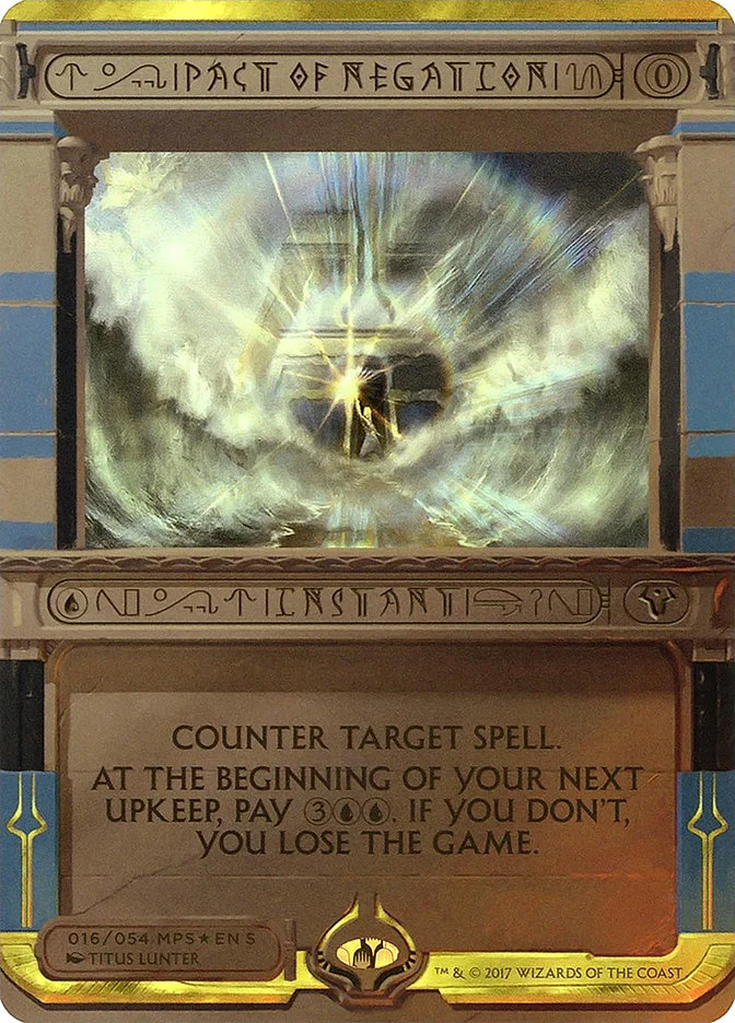 Pact of Negation (Amonkhet Invocations) - Magic: The Gathering in TCG Land