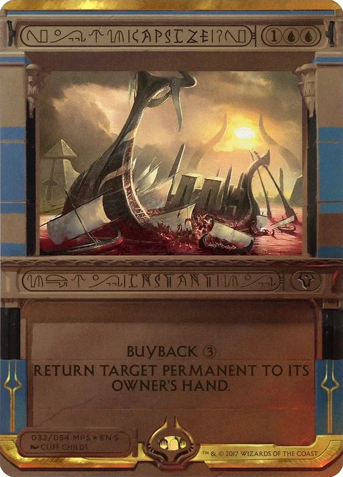 Capsize (Amonkhet Invocations) - Magic: The Gathering in TCG Land