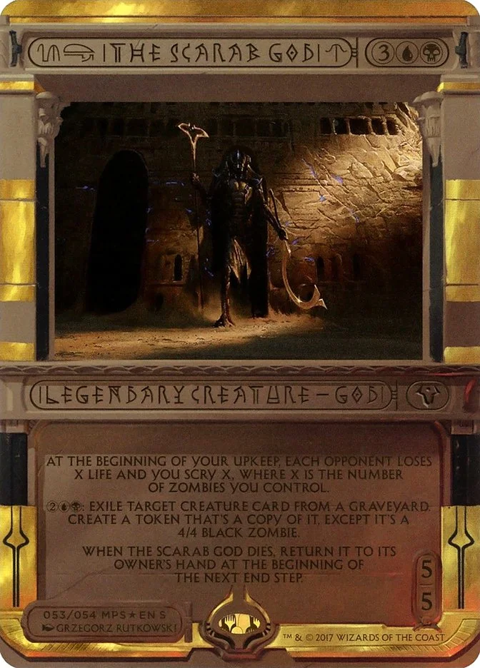 The Scarab God (Amonkhet Invocations) - Magic: The Gathering in TCG Land