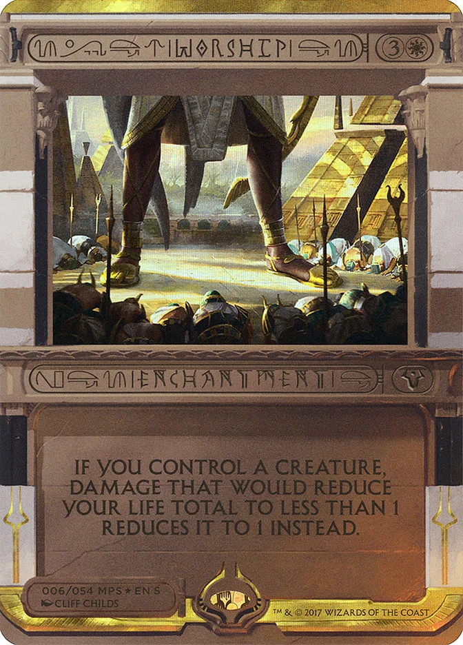 Worship (Amonkhet Invocations) - Magic: The Gathering in TCG Land
