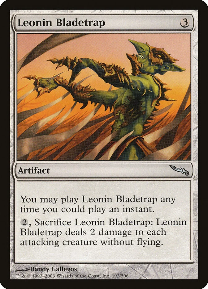 Leonin Bladetrap (Mirrodin) - Magic: The Gathering in TCG Land