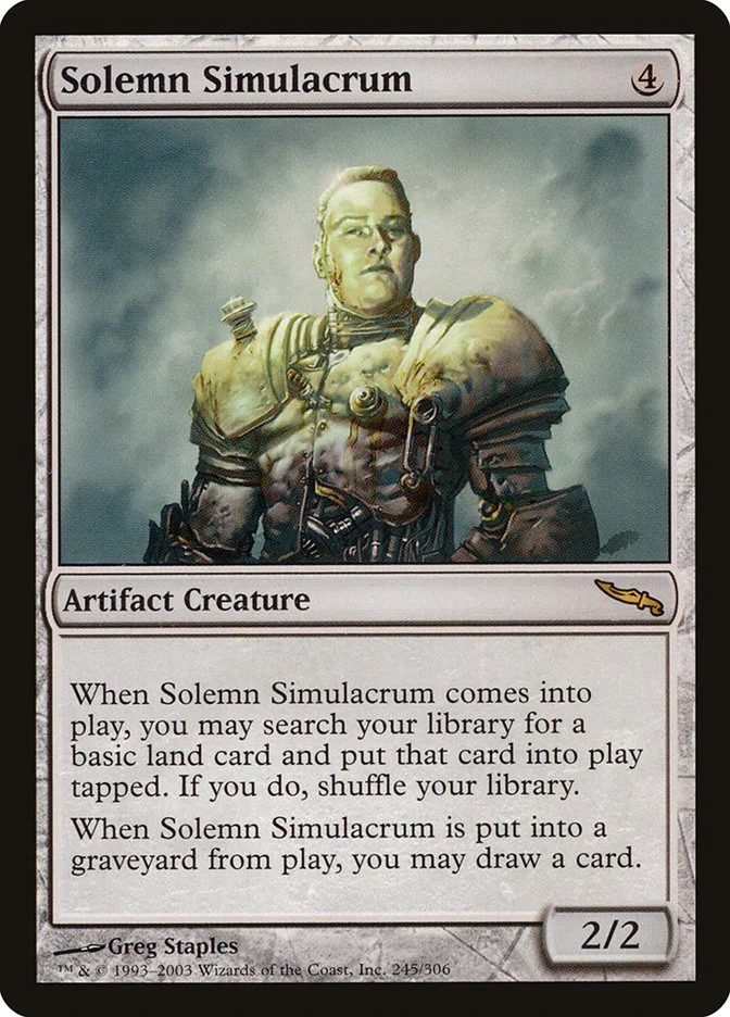 Solemn Simulacrum (Mirrodin) - Magic: The Gathering in TCG Land