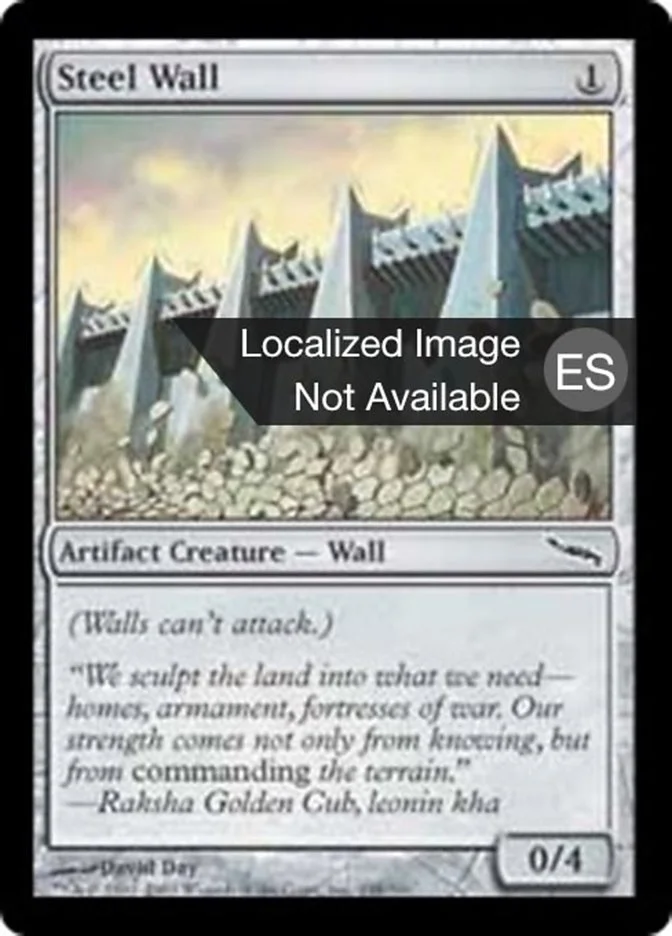 Muro de acero (Mirrodin) - Magic: The Gathering in TCG Land