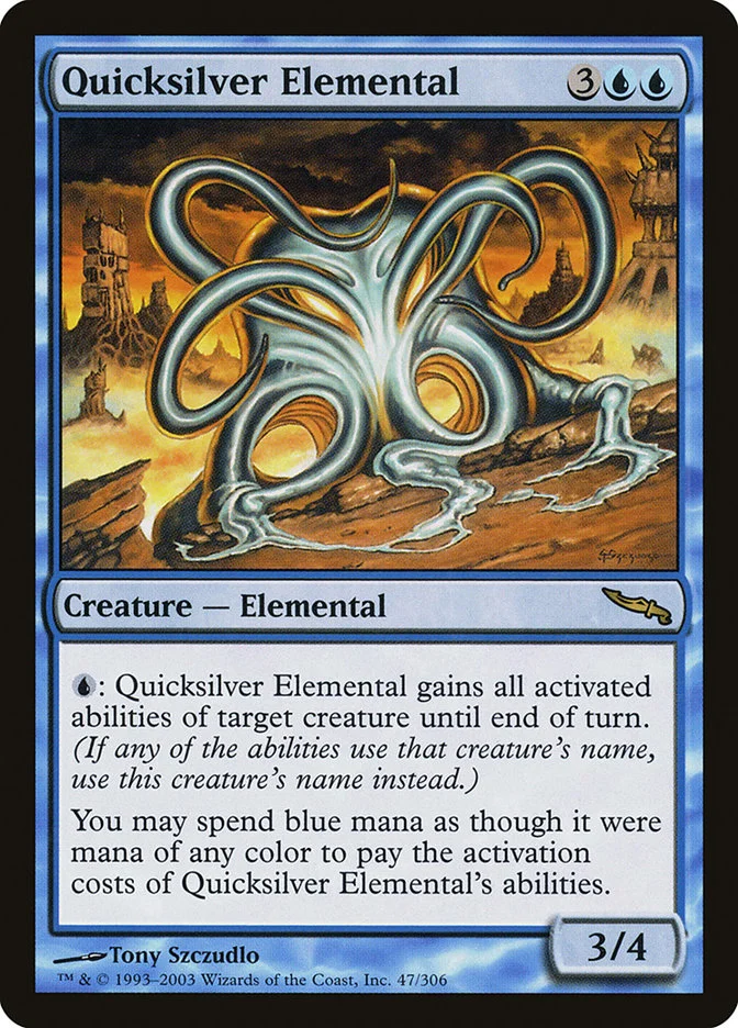Quicksilver Elemental (Mirrodin) - Magic: The Gathering in TCG Land