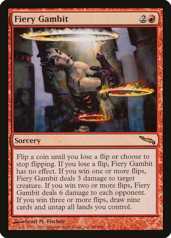 Fiery Gambit (Mirrodin) - Magic: The Gathering in TCG Land