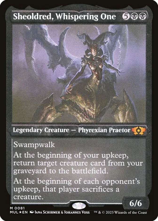 Sheoldred, Whispering One (Multiverse Legends) - Magic: The Gathering in TCG Land