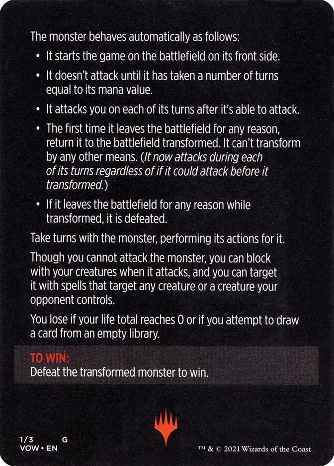 Monster of the Week (cont'd) (Innistrad: Crimson Vow Minigames) - Magic: The Gathering in TCG Land