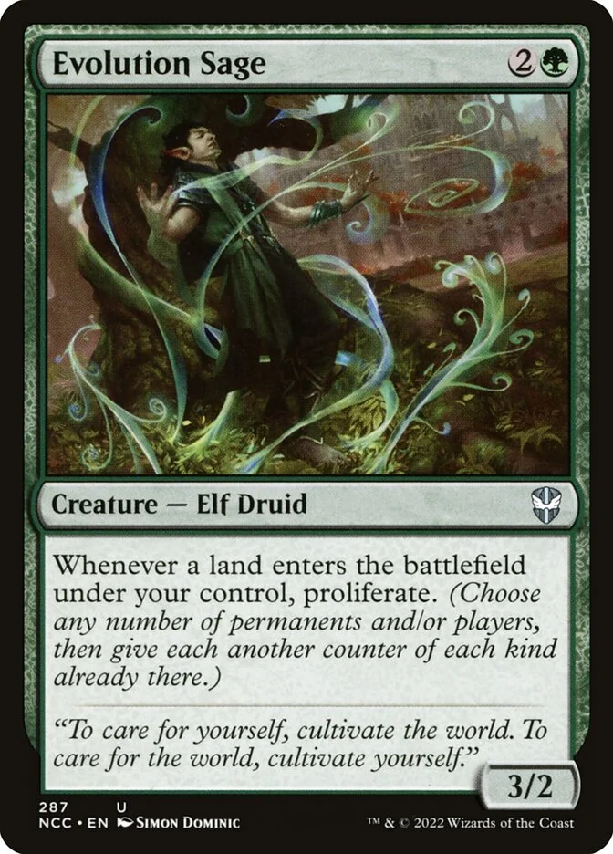 Evolution Sage MTG (New Capenna Commander)