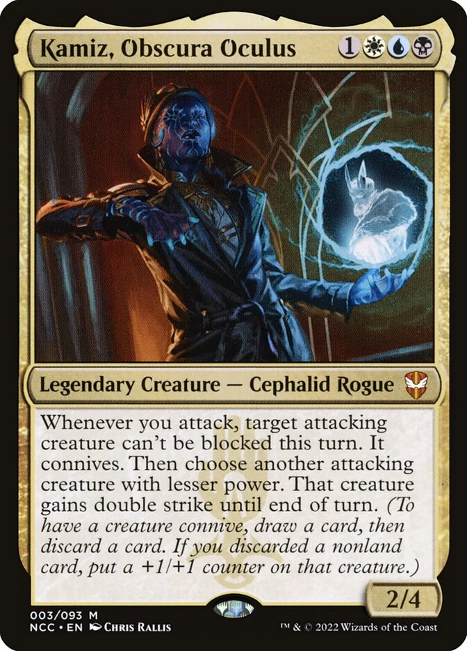 Kamiz, Obscura Oculus (New Capenna Commander) - Magic: The Gathering in TCG Land