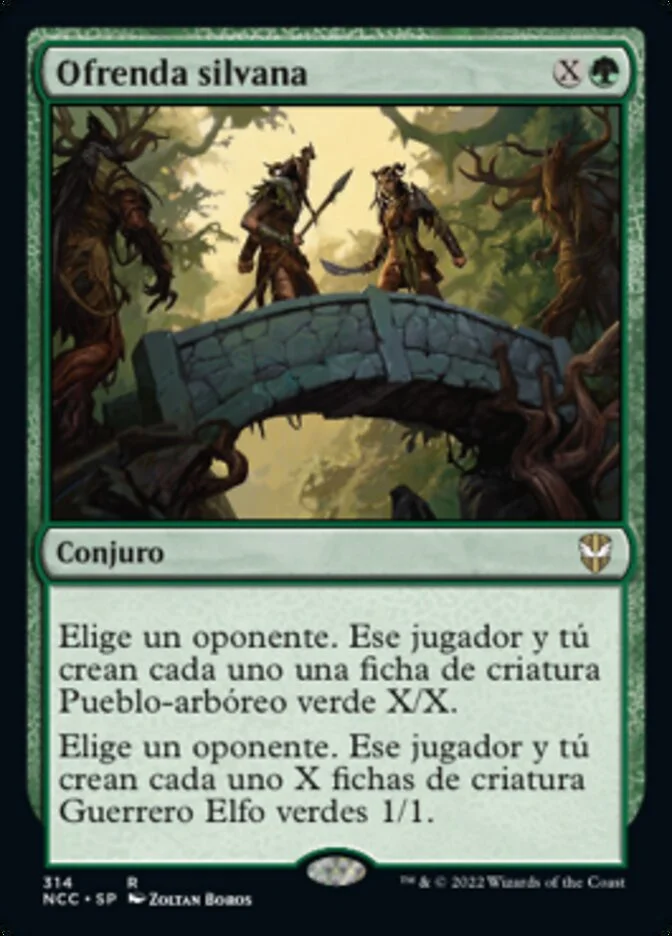 Ofrenda silvana (New Capenna Commander) - Magic: The Gathering in TCG Land México