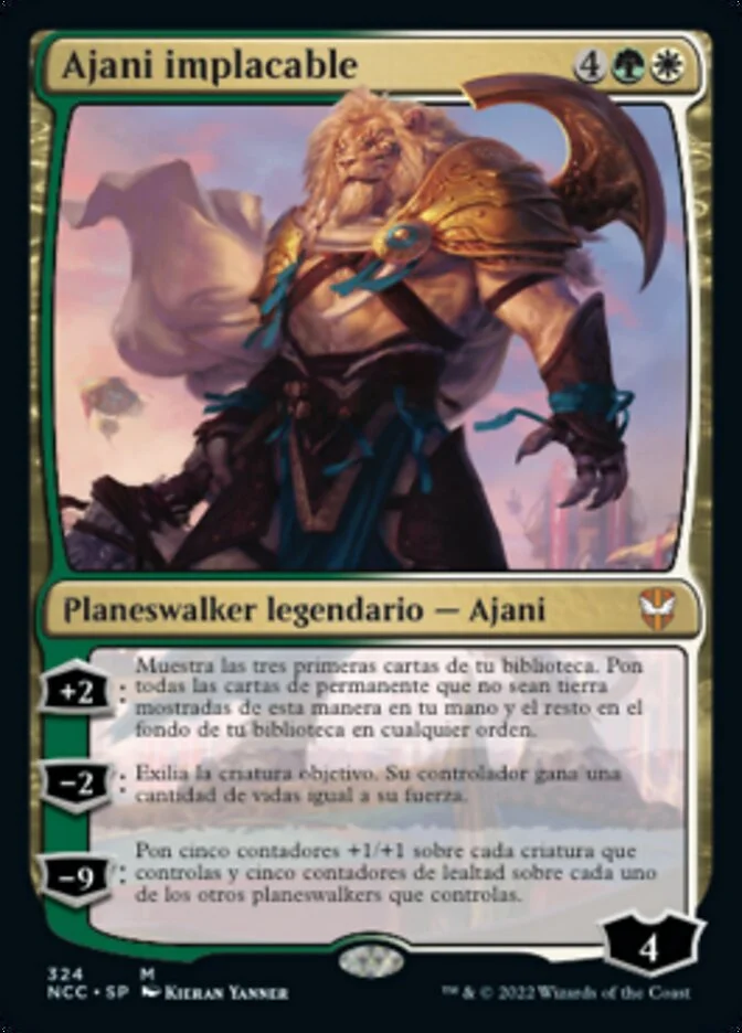 Ajani implacable (New Capenna Commander) - Magic: The Gathering in TCG Land