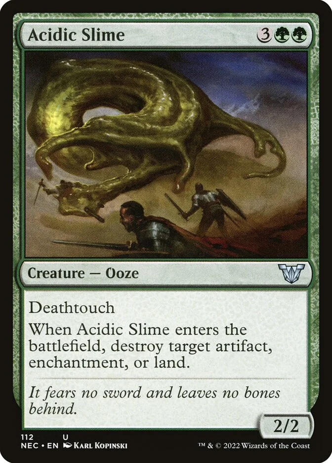 Acidic Slime (Neon Dynasty Commander) - Magic: The Gathering in TCG Land México