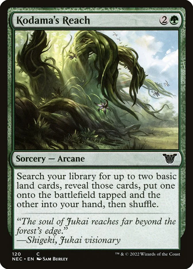 Kodama's Reach (Neon Dynasty Commander) - Magic: The Gathering in TCG Land