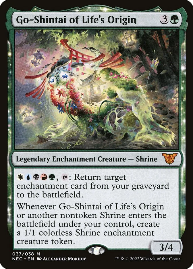 Go-Shintai of Life's Origin (Neon Dynasty Commander) - Magic: The Gathering in TCG Land