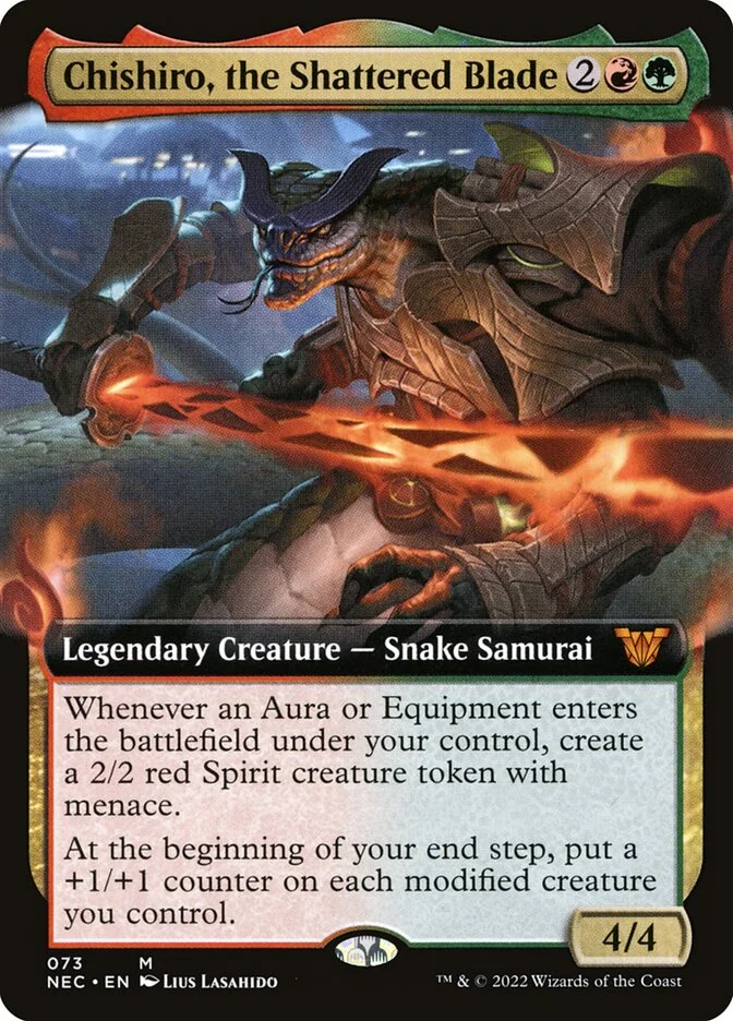 Chishiro, the Shattered Blade (Neon Dynasty Commander) - Magic: The Gathering in TCG Land México