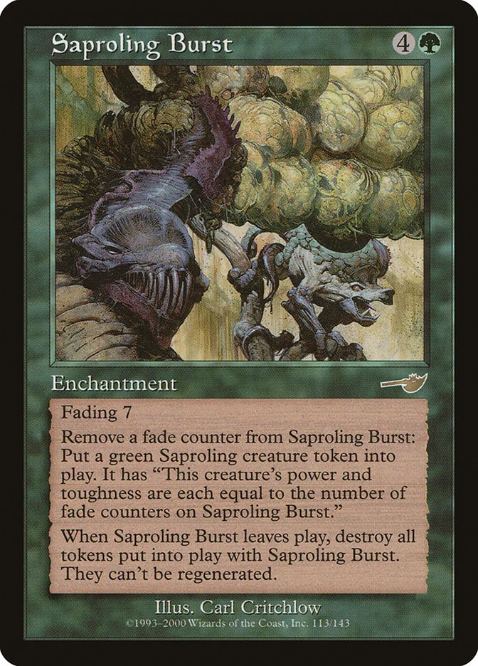Saproling Burst (Nemesis) - Magic: The Gathering in TCG Land