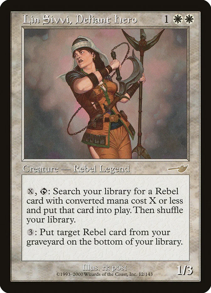Lin Sivvi, Defiant Hero (Nemesis) - Magic: The Gathering in TCG Land